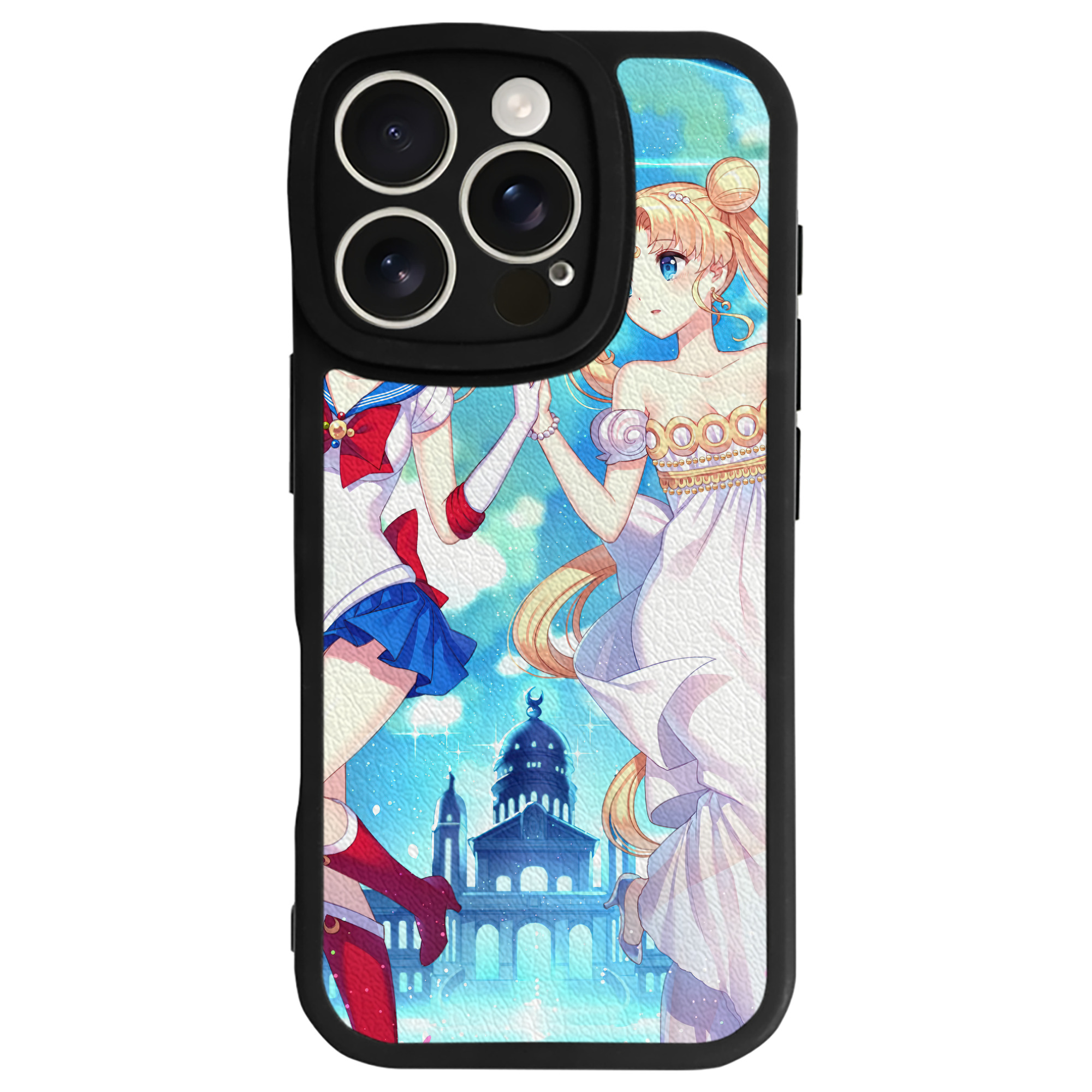 （画像用） 美少女戦士セーラームーン Sailor Moon 【iPhone 16シリーズ対応】シリコンスマホケース（レザー調） 材質：シリコン